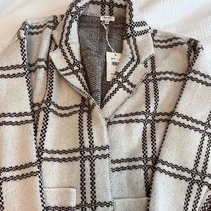 NWT Small Splendid x Cella Jane Plaid Coatigan